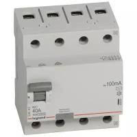 Выключатель дифференциального тока (УЗО) 4п 40А 100мА тип AC RX3 Leg 402067 (1 шт.)