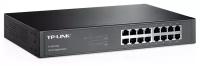 Коммутатор TP-Link TL-SG1016D черный, неуправляемый, 16 port