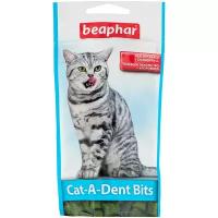 Beaphar Подушечки для кошек для чистки зубов Cat-A-Dent Bits, 35г