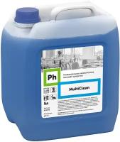 Универсальное низкопенное моющее средство для уборки 5л, Ph Multiclean
