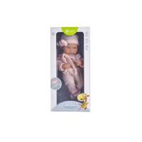 Пупс Junfa Toys Pure Baby в розовом комбинезоне, 35 см, WJ-B9971