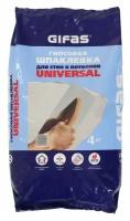 Шпаклевка гипсовая GIFAS UNIVERSAL 4кг