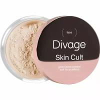 Пудра рассыпчатая для лица Divage Skin Cult, сияющая