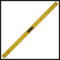 DeVente Линейка пластиковая 100 см (5091804), желтый