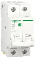 Автоматический выключатель Schneider Electric Resi9 2P (С) 6 kA 50 А