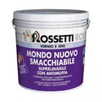 Краска акриловая Rossetti Mondo Nuovo Smacchiabile моющаяся матовая белый 3.75 л