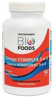 BioFoods, Omega Complex 3-6-9, Омега 3-6-9, 90 капсул