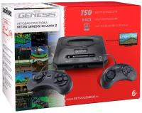 Игровая приставка SEGA Retro Genesis HD Ultra + 150 игр ZD-07A (2 проводных джойстика, HDMI кабель)