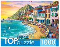 Рыжий кот TOP Puzzle Курортный город на закате, ХТП1000-2169, 1000 дет., 19х68х15 см, разноцветный