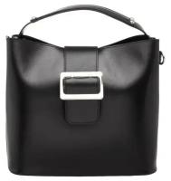 Женская кожаная сумка Lakestone Apsley Black 981458/BL
