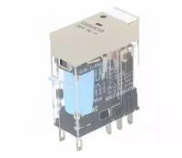 Реле OMRON G2R-2-SND-24DC, Реле электромагнитное, DPDT, Uобмотки 24ВDC, 5A/250ВAC, 5A/30ВDC, 1шт