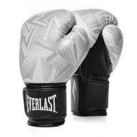 Перчатки тренировочные Everlast Spark 12oz белый,геометрия