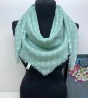 Платок шарф женский мятный14