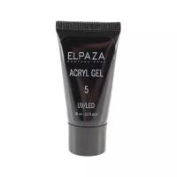 ELPAZA, Полигель (Acryl Gel) для наращивания и моделирования ногтей № 5 (30 мл)