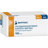 Урсодезоксихолевая К-ТА капс. 250МГ №100 ВРТ