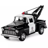 Металлическая машинка Kinsmart 1:32 1955 Police Chevy Stepside Pickup Truck KT5330DP инерционная