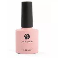 ADRICOCO Верхнее покрытие Top Gel Polish Extra Shine без липкого слоя