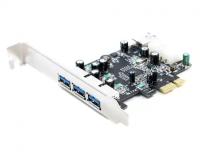 USB контроллер St-lab PCI-E USB 3.0 4-Port (3+1) Card (U-750)