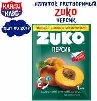 Растворимый напиток Zuko Персик 12 шт