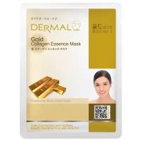 DERMAL Gold Collagen Essence Mask Тканевая маска с коллагеном и коллоидным золотом