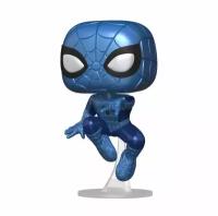 Фигурка Funko Pop! Marvel: Make-A-Wish - Spider-Man Metallic Blue (Фанко Марвел: Загадай желание - Человек-паук Синий Металлик)