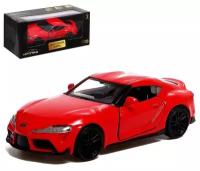 Машина металлическая ТероПром 9170917 TOYOTA SUPRA, 1:32, открываются двери, инерция, цвет красный