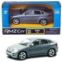 Машинка металлическая Uni-Fortune RMZ City BMW X6, без механизмов, серый, 1 шт