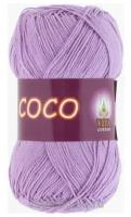 Пряжа хлопковая Vita Cotton Coco (Вита Коко) - 1 моток, 3869 сиреневый, 100% мерсеризованный хлопок 240м/50г