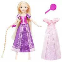 Кукла Hasbro Disney Princess Делюкс Рапунцель с дополнительным платьем 20 см, E2068