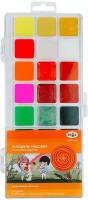 Краски акварельные для школы детские 24 цвета / Акварель медовая для рисования детям, набор красок Гамма 