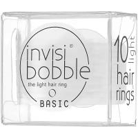 Invisibobble Basic Crystal Clear - Инвизибабл Базик Резинка для волос прозрачная, 10 шт/уп -