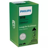 Лампа автомобильная галогенная Philips LongLife EcoVision 12643LLC1 H18 65W PY26d-1