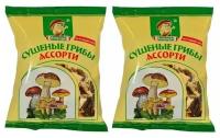 Экопродукт Грибы сушеные Ассорти, 50 г, 2 шт