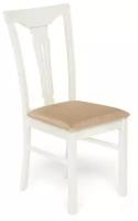 Стул Hermes (Гермес) Ivory White деревянный с мягким сидением Tetchair