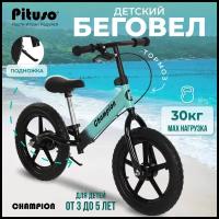 Беговел Pituso Champion Black-blue/Черно-голубой