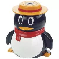 BRAUBERG Точилка Пингвин 223569 черный/белый