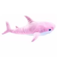 Акула плюшевая розовая 80 см, подруга синей акулы Блохэй, мягкая игрушка