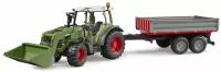 Bruder Трактор Fendt Vario 211 с прицепом и погрузчиком 02-182 с 3 лет