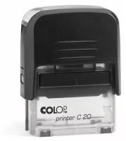 Штамп стандартный Colop Printer C20 3.42 пластиковый слова Копия верна + дата и подпись, 266877