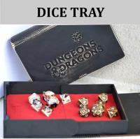 Раздвижной лоток Dice Tray для игральных кубиков. Арсенал DnD с магнитным замком