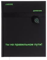 Дневник универсальный для 1-11 класса Compass, твёрдая обложка, искусственная кожа, шелкография, ляссе, 80 г/м2