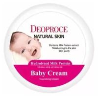 Детский питательный крем для лица и тела с молочными протеинами [Deoproce] Natural Skin Baby Cream