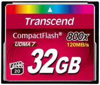 Карта памяти Transcend CF 32GB 800X R120/W60MB/s (TS32GCF800)
