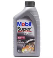 Полусинтетическое моторное масло MOBIL Super 2000 X1 10W-40, 1 л