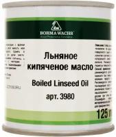 Льняное кипяченое масло (олифа льняная) Borma Boiled Linseed Oil 125 мл 3980.125