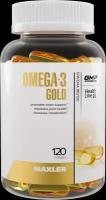 Омега-3 жирные кислоты Maxler Omega-3 Gold (USA), 120 гелевых капсул