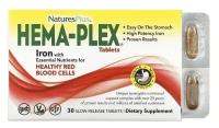 Nature's Plus Hema-Plex tablets, 30 таб