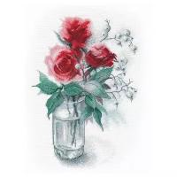Овен Набор для вышивания Розы и снежноягодник 20 x 28 см (1353)