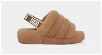 Мюли UGG, натуральный мех, размер 38, коричневый