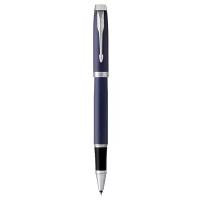 Ручка-роллер Parker «IM Matte Blue CT» черная, 0,8мм, подарочная упаковка
